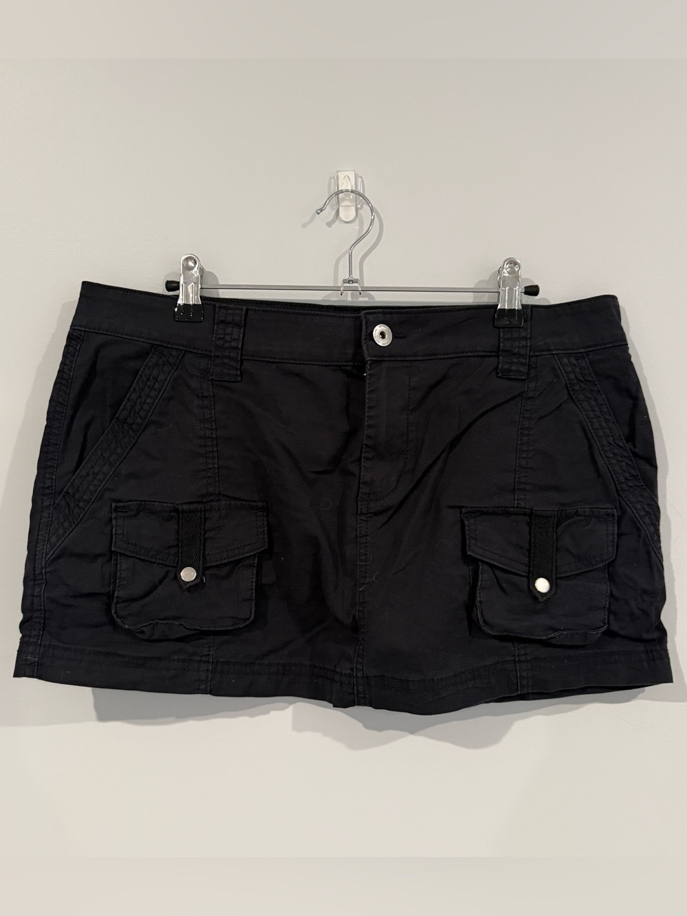 Cotton On Black Women's Cargo Mini Skirt